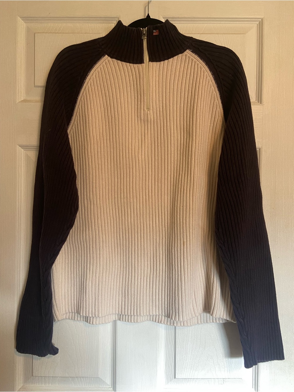 Ralph Lauren Quarter-Zip Ribbed Sweater